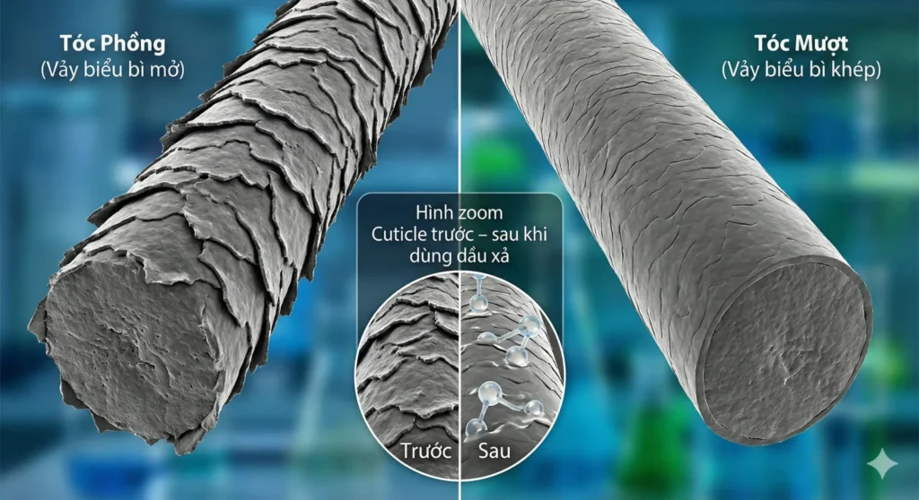 dầu xả có tác dụng gì